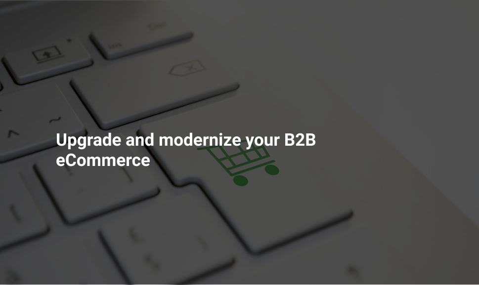 Upgrade And Modernize Your B2B ECommerce